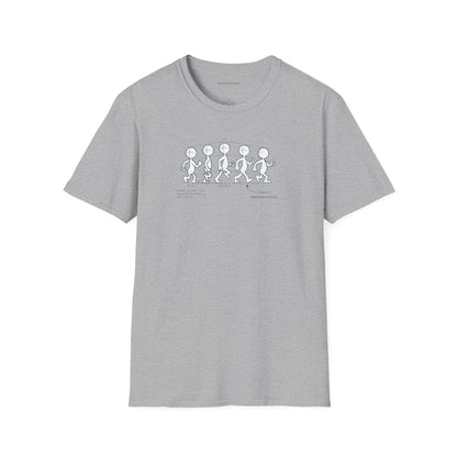 Basic Walk Cycle Light, Unisex Softstyle T-Shirt