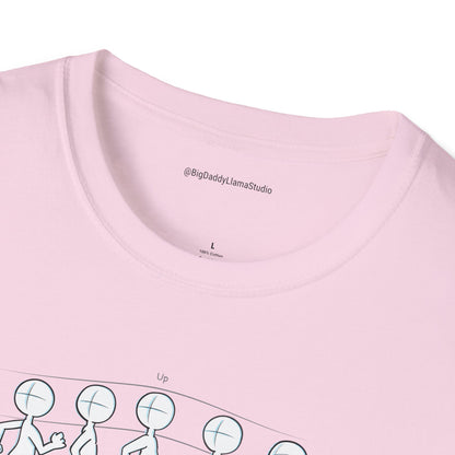 Basic Walk Cycle Light, Unisex Softstyle T-Shirt