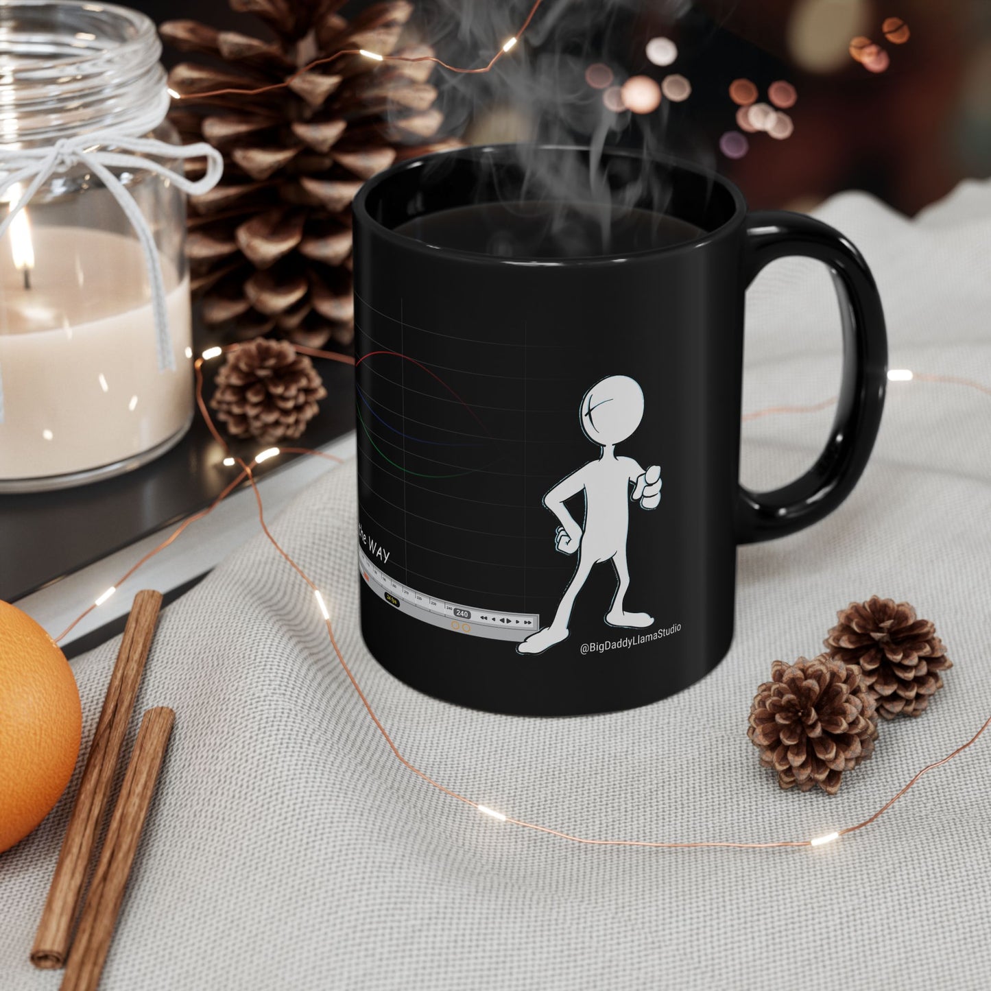 24fps, ...This is the way, Black Mug (11oz, 15oz)