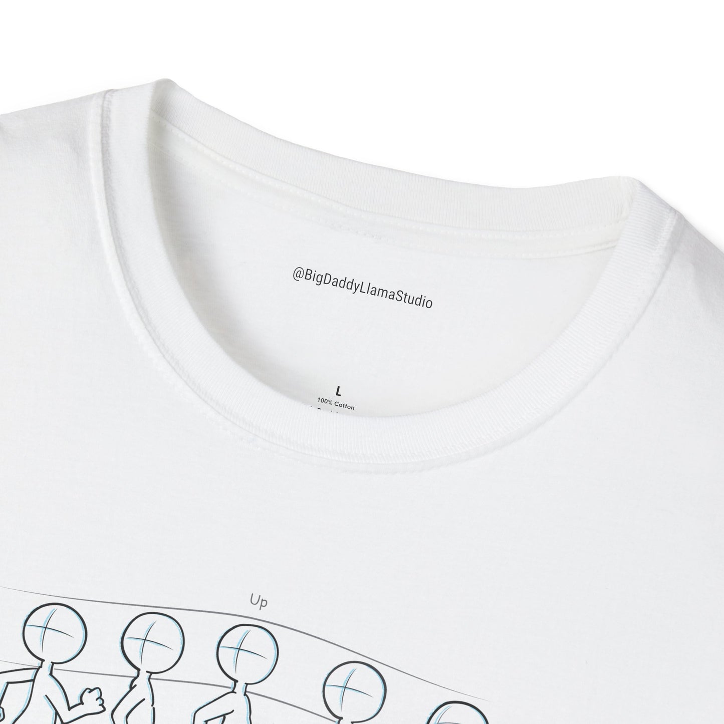 Basic Walk Cycle Light, Unisex Softstyle T-Shirt