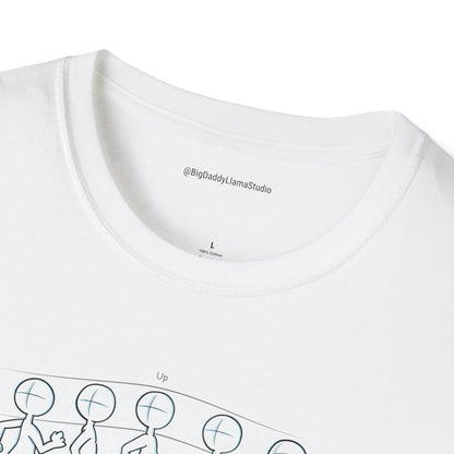 Basic Walk Cycle Light, Unisex Softstyle T-Shirt
