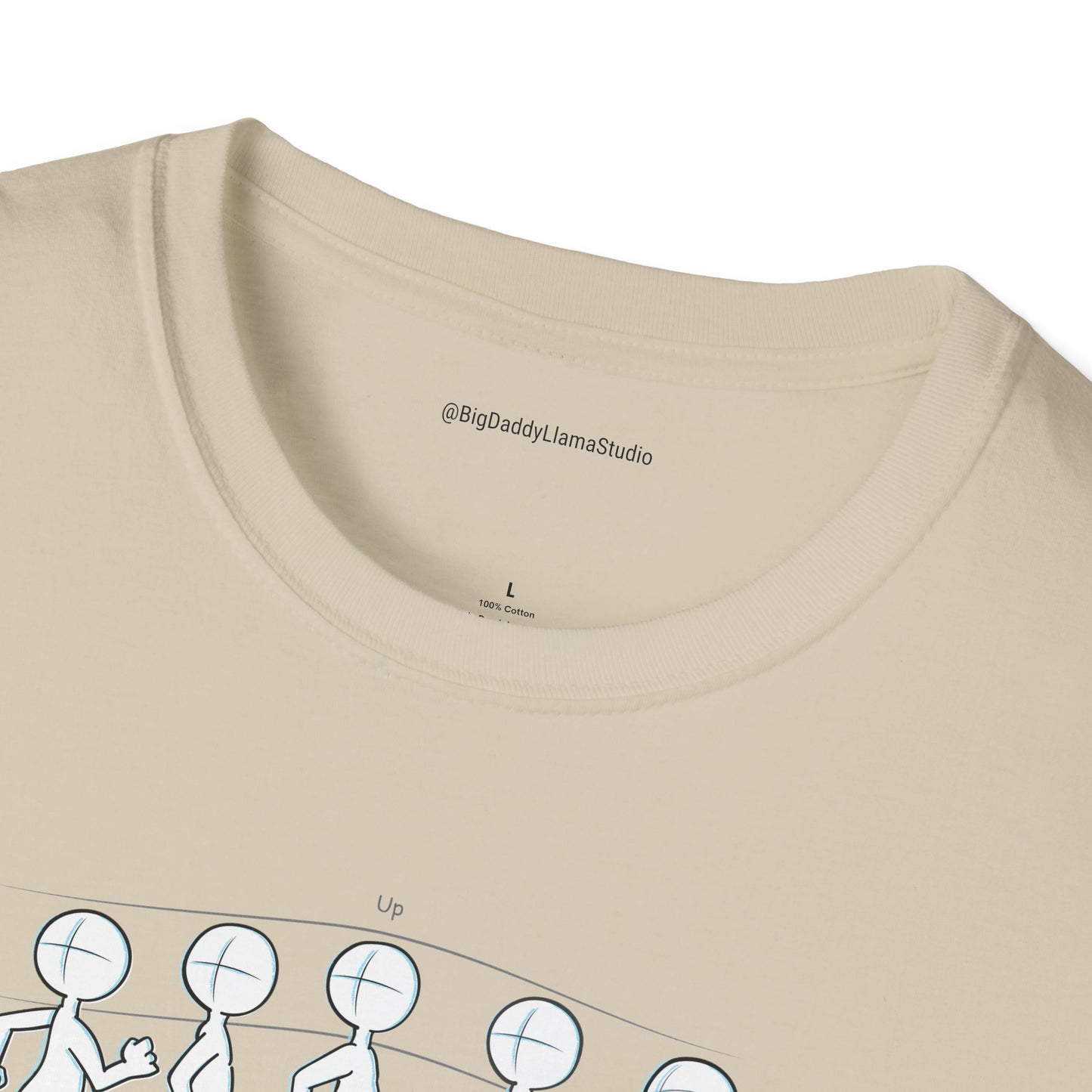 Basic Walk Cycle Light, Unisex Softstyle T-Shirt