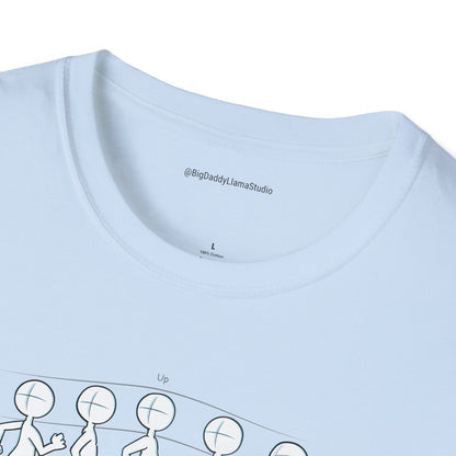 Basic Walk Cycle Light, Unisex Softstyle T-Shirt