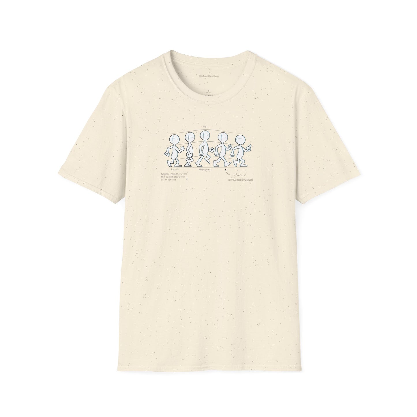 Basic Walk Cycle Light, Unisex Softstyle T-Shirt