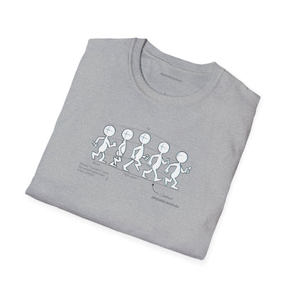 Basic Walk Cycle Light, Unisex Softstyle T-Shirt