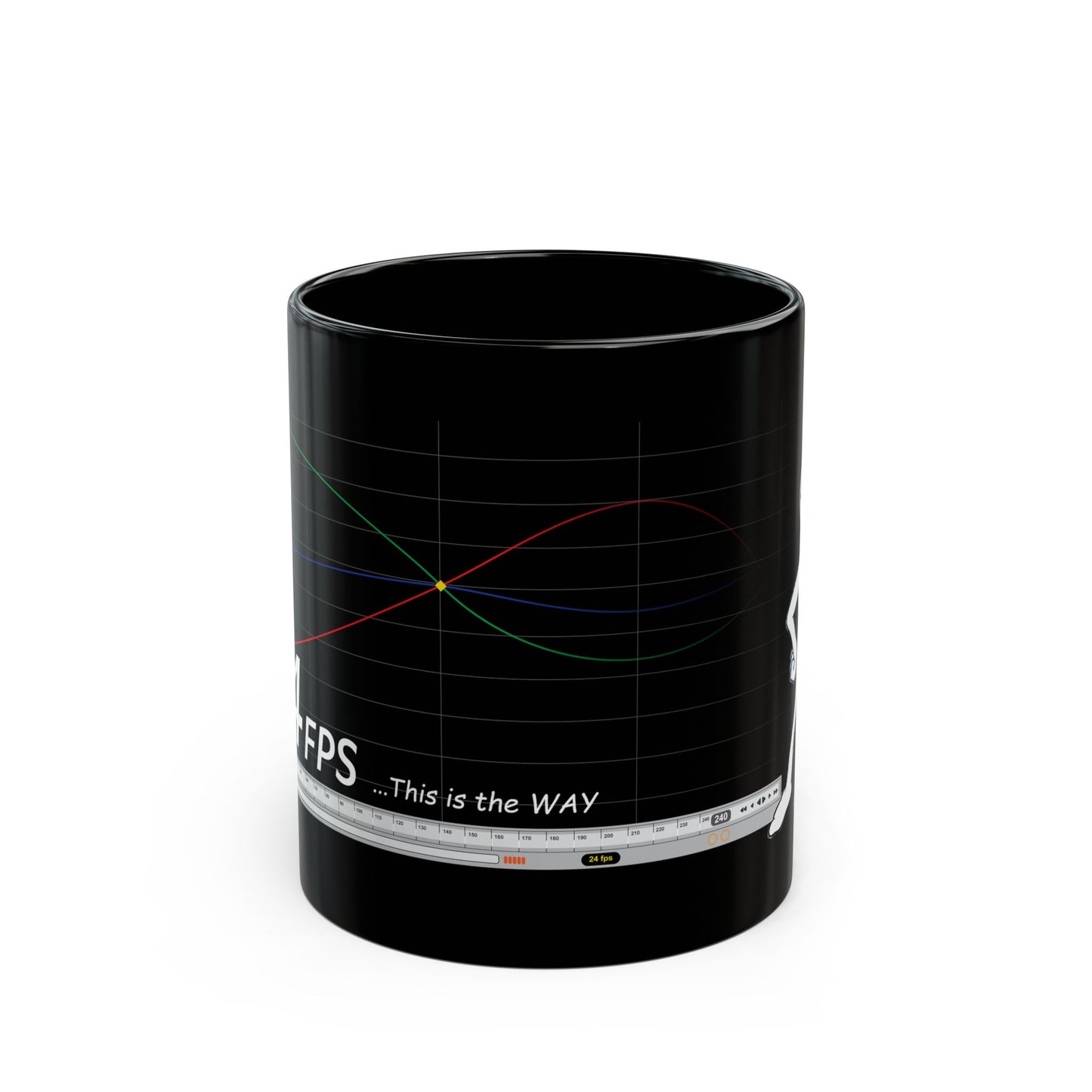 24fps, ...This is the way, Black Mug (11oz, 15oz)