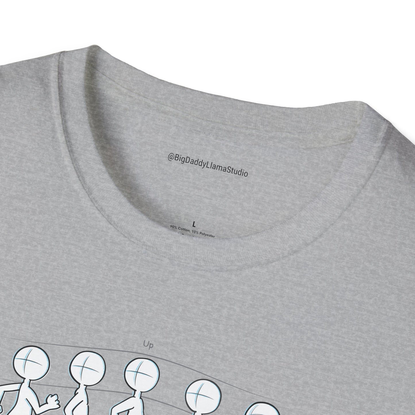 Basic Walk Cycle Light, Unisex Softstyle T-Shirt