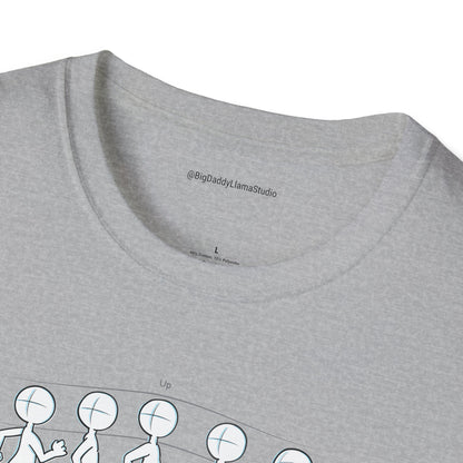 Basic Walk Cycle Light, Unisex Softstyle T-Shirt