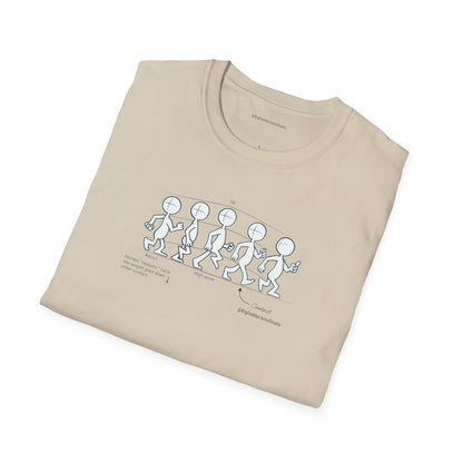 Basic Walk Cycle Light, Unisex Softstyle T-Shirt