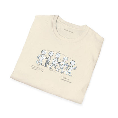 Basic Walk Cycle Light, Unisex Softstyle T-Shirt