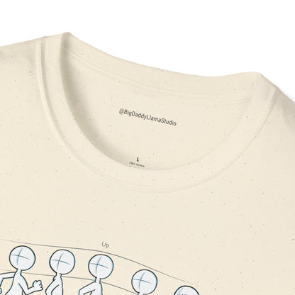 Basic Walk Cycle Light, Unisex Softstyle T-Shirt