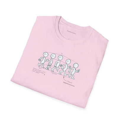 Basic Walk Cycle Light, Unisex Softstyle T-Shirt