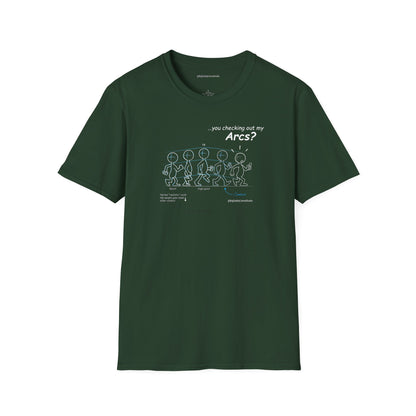 You checking out my Arcs?, Unisex Softstyle T-Shirt